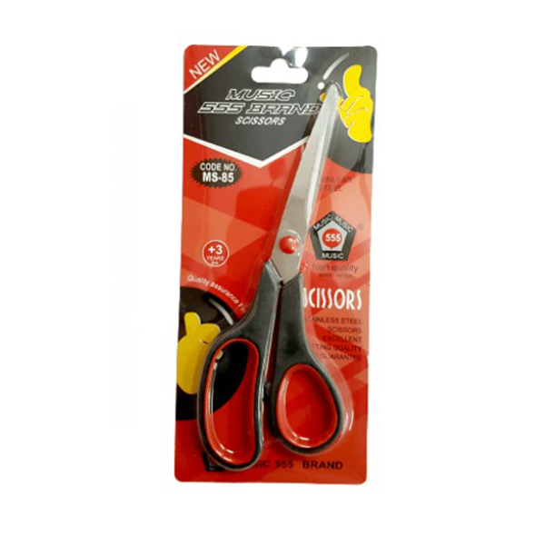 Ms-85 Music 555 Steel Scissors Size - 8.5 Inch