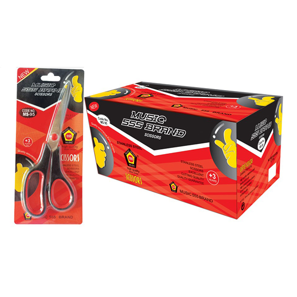 Ms-95 Music 555 Steel Scissors Size - 9.5 Inch