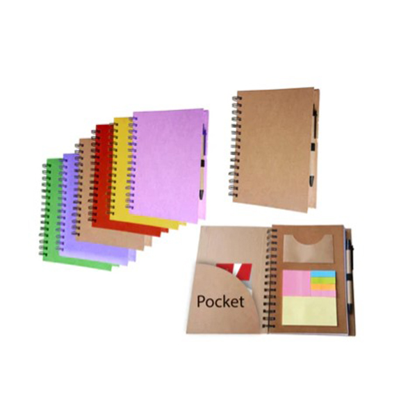 M061 Eco-Friendly Wiro Note Pad With Sticky Note