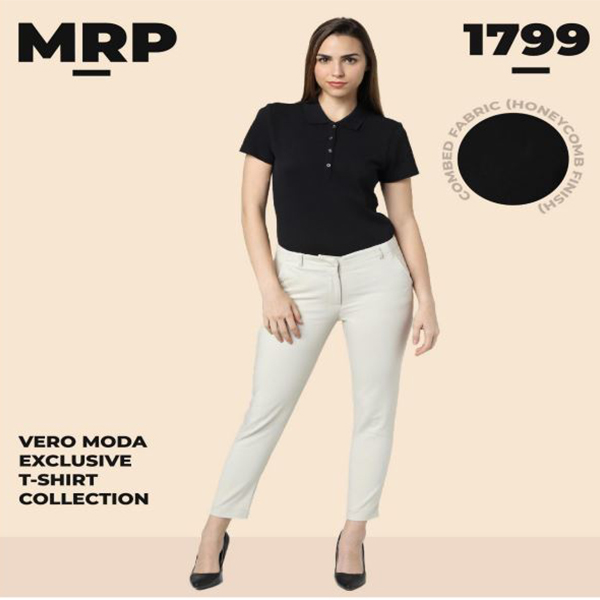 Vero Moda Solid/Plain Polo