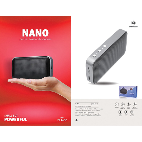 Pocket Bt Speaker - Nano