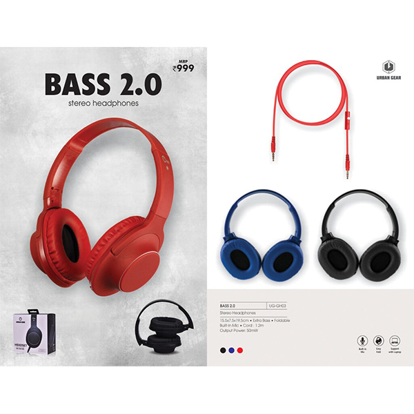 Stereo Headphones Bass 2.0