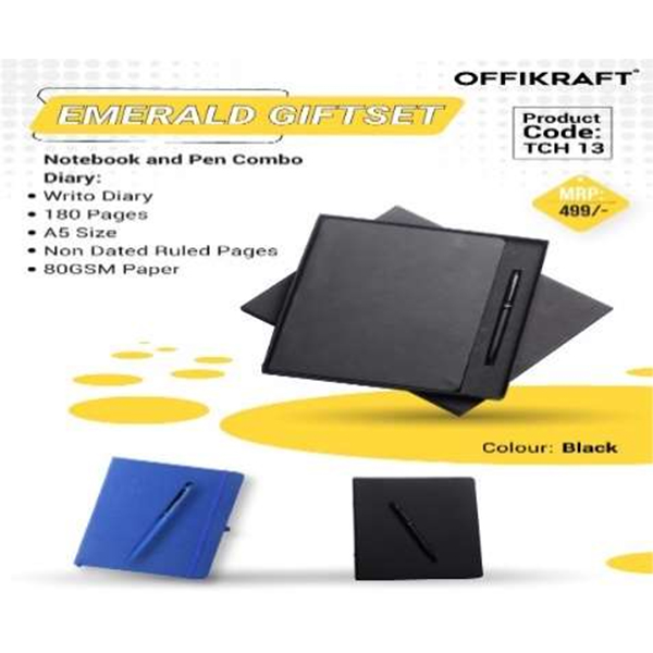 Emerald Gift Set Tch 13 Black, Blue