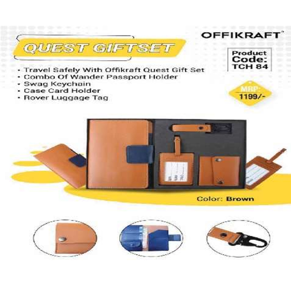 Quest Gift Set Tch 84 Brown