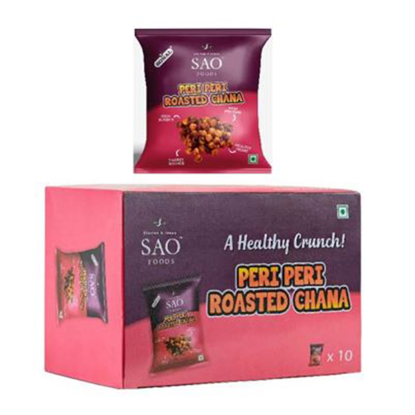Peri Peri Roasted Chana (Pack Of 10 Pouches)