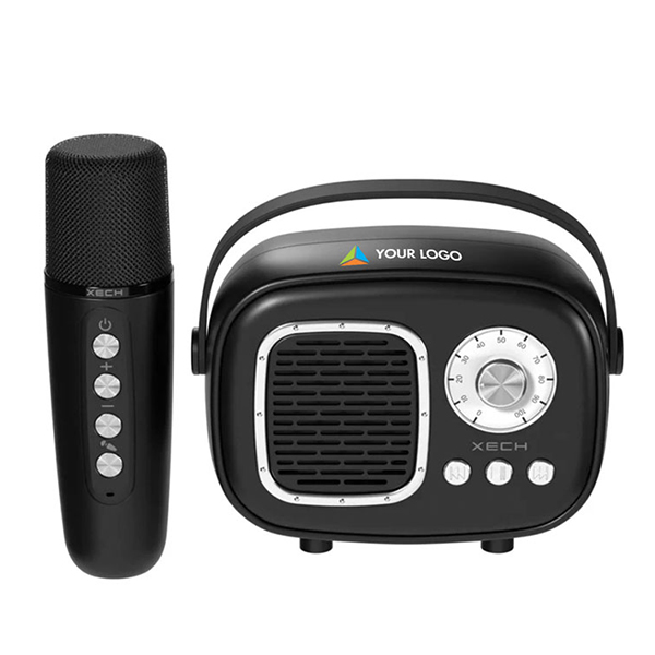 Xech Retro Jam Karaoke Speaker With Mic