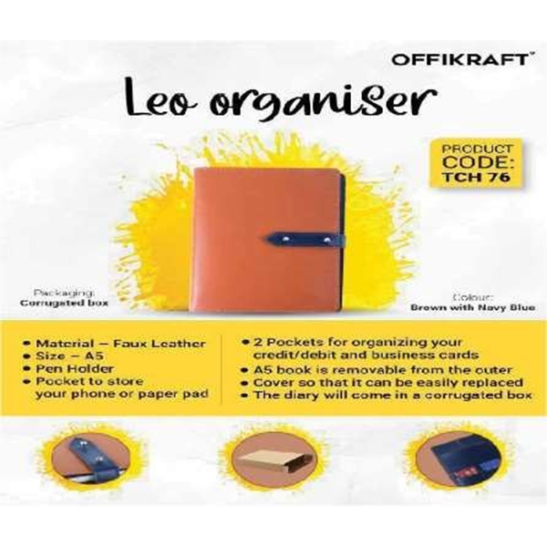 Leo Organiser Tch 76 Brown