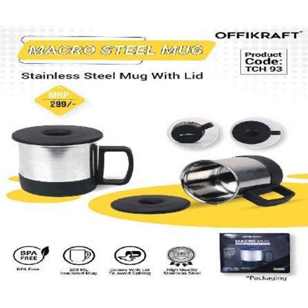 Macro Steel Mug Tch 93 Silver