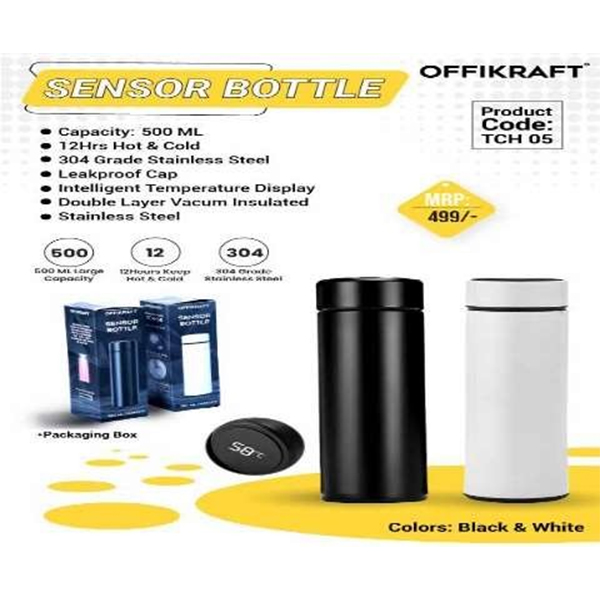 Sensor Bottle Tch 5 Black, White