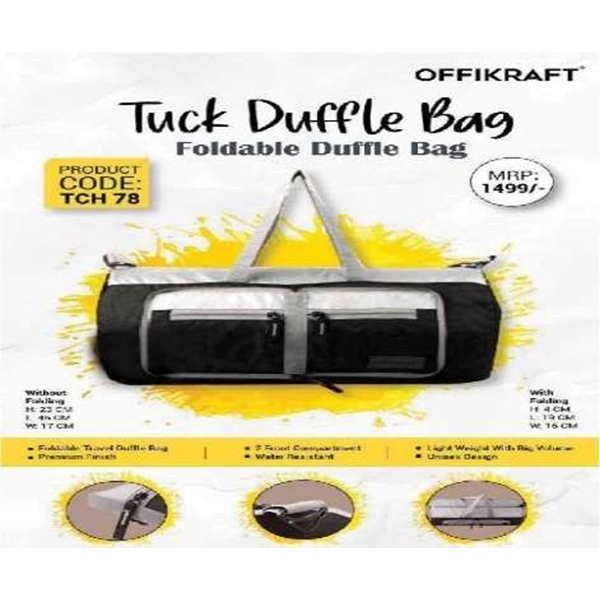 Tuck Duffle Bag Tch 78 Black (Moq 200)