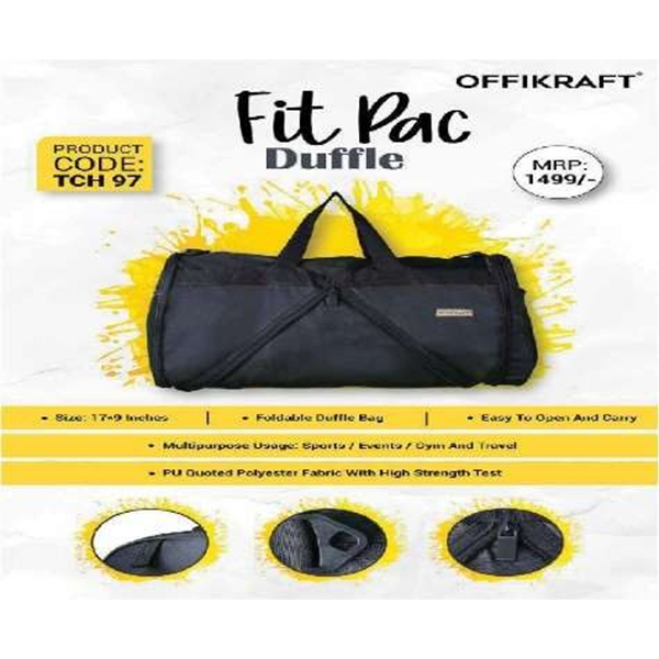 Fit Pac Duffle Tch 97 Black
