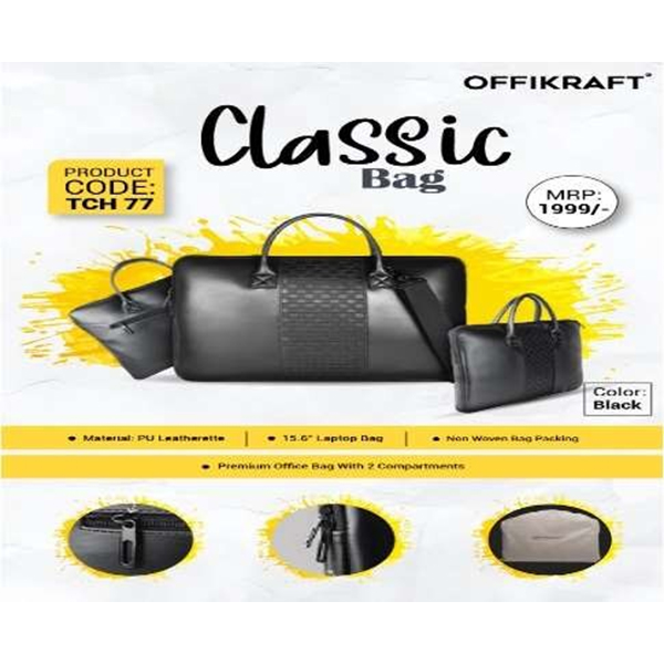 Classic Office Bag Tch 77 Black