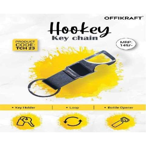 Hooky Keychain Tch 23 Black, Brown